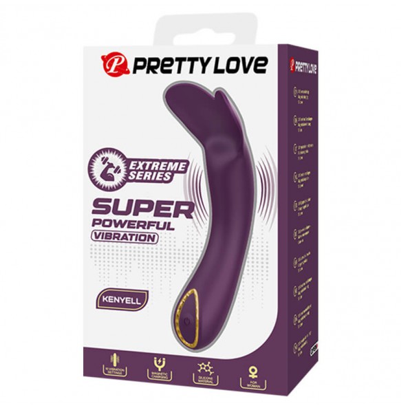 PRETTY LOVE - KENYELL Super Powerful Vibrator Clitoral Massager (Chargeable - Purple)